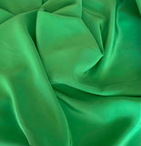 Bright Apple Green - 16mm Silk Crepe de Chine Fabric