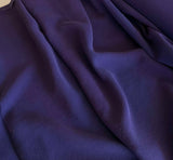 Midnight Plum - 8mm Silk Georgette Chiffon Fabric