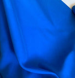 Royal Blue - 16mm Sandwashed Silk Crepe de Chine Fabric