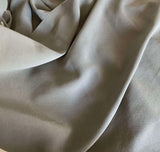 Taupe Gray - 16mm Sandwashed Silk Crepe de Chine Fabric