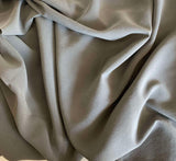 Taupe Gray - 16mm Sandwashed Silk Crepe de Chine Fabric