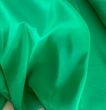 Kelly Green China Silk HABOTAI Fabric 15mm weight