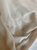 Pale Taupe - 8mm Silk Chiffon Fabric