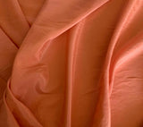 Peach Orange - Silk/Cotton Habotai Fabric