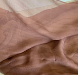 Rose Brown - 100% Silk Tulle Net Fabric