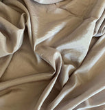 Taupe Gray - Silk/Cotton Habotai Fabric