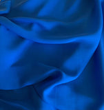 Royal Blue - 16mm Sandwashed Silk Crepe de Chine Fabric