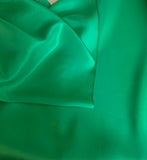 Kelly Green China Silk HABOTAI Fabric 15mm weight