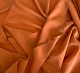 Persimmon Orange - 16mm Silk Crepe de Chine Fabric