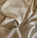 Taupe Gray - 16mm Silk Crepe de Chine Fabric