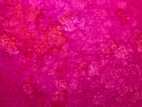 Fuchsia Pink Batik Cotton Fabric Vintage 90s OOP