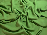 Green Apple - 16mm Silk Crepe Georgette Chiffon Fabric