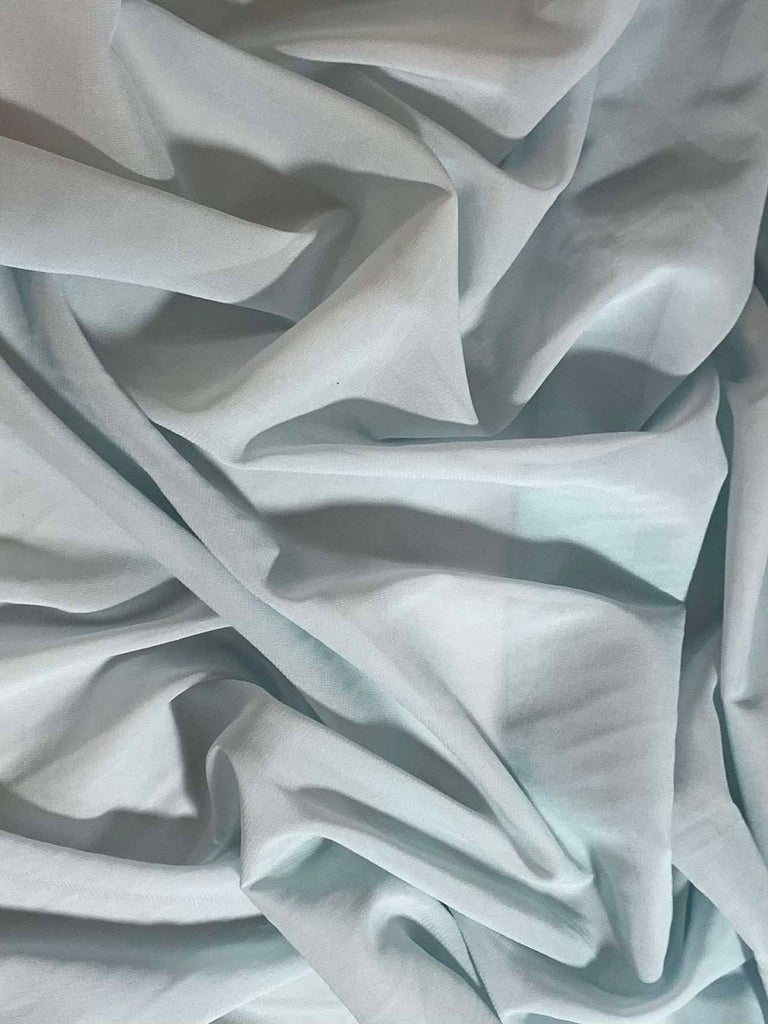 Baby Blue - 8mm Stretch Silk Chiffon Fabric