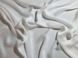 White - 16mm Silk Crepe Georgette Chiffon Fabric