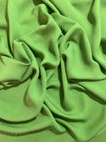 Green Apple - 16mm Silk Crepe Georgette Chiffon Fabric