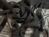 Black - 8mm Silk Chiffon Fabric 45" wide