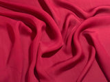 Red Wine - 16mm Silk Crepe Georgette Chiffon Fabric