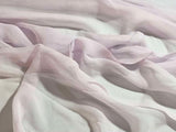 Pale Lilac  - 8mm Silk Chiffon Fabric