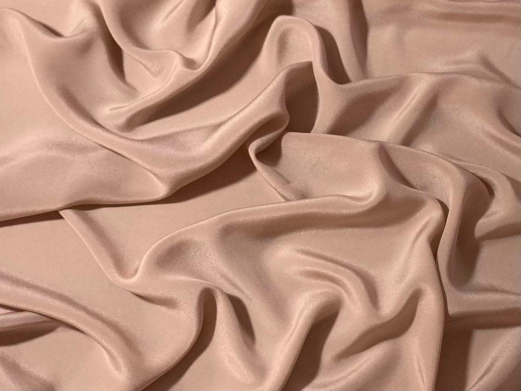 Dusty Pink - 12mm Silk Crepe de Chine Fabric