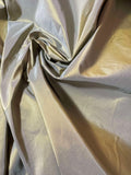 Iridescent Golden Blue Sage - 100% Silk Taffeta Fabric