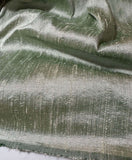 Winter Mint Green - Silk Dupioni Fabric