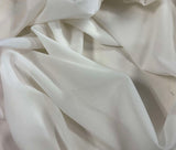 Ivory  - 8mm Stretch Silk Chiffon Fabric