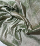 Winter Mint Green - Silk Dupioni Fabric