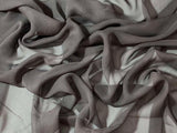 Smokey Gray - 8mm Silk Chiffon Fabric