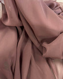 Mauve  - 8mm Silk Chiffon Fabric