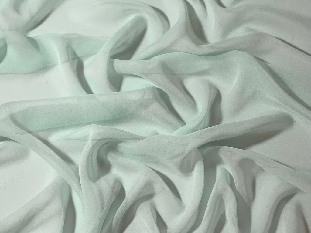 Seafoam - 8mm Silk Chiffon Fabric