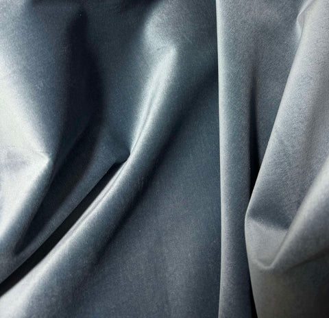 Dusty Blue - Upholstery Weight Velvet Fabric