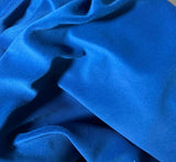 Royal Sapphire Blue - Upholstery Weight Velvet Fabric