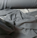 Medium Gray  - 8mm Silk Chiffon Fabric