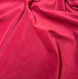 Cherry Red - Upholstery Weight Velvet Fabric