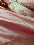 Iridescent Golden Blush Red - 100% Silk Taffeta Fabric