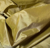 Iridescent Antique Gold - 100% Silk Taffeta Fabric