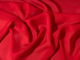 Scarlet Red - 16mm Silk Georgette Chiffon Fabric