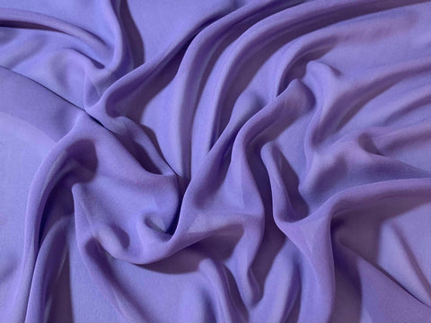 Iris Purple  - 8mm Silk Chiffon Fabric