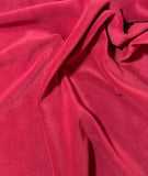 Cherry Red - Upholstery Weight Velvet Fabric