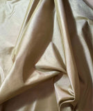 Iridescent Golden Beige - 100% Silk Taffeta Fabric