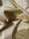 Iridescent Antique Gold - 100% Silk Taffeta Fabric