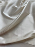 Cream - Stretch Silk Charmeuse Fabric 54" width