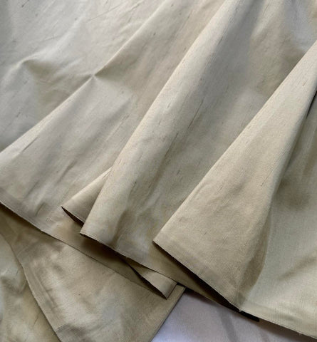 Light Sage Green 100% Silk Dupioni Fabric