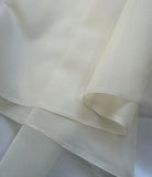 Vanilla Cream - 100% Silk Organza Fabric