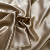 Toasty Brown - 100% Silk Charmeuse Fabric