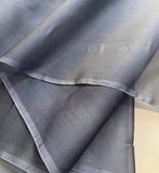 Blue Steel - 100% Silk Organza Fabric