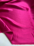 Deep Fuchsia Pink - 100% Silk Charmeuse Fabric