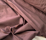 Mahogany Brown 100% Silk Dupioni Fabric