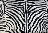 Black & White Zebra Stripes - 16mm Silk Crepe de Chine Fabric