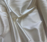 Cream - 100% Silk Charmeuse Fabric 54" width